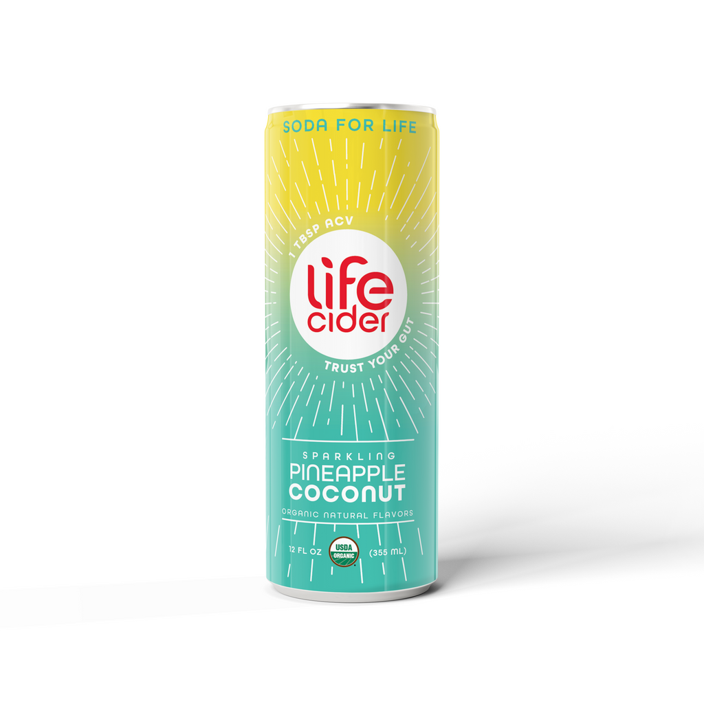 Life Cider Original de Piña y Coco | Paquete de 4